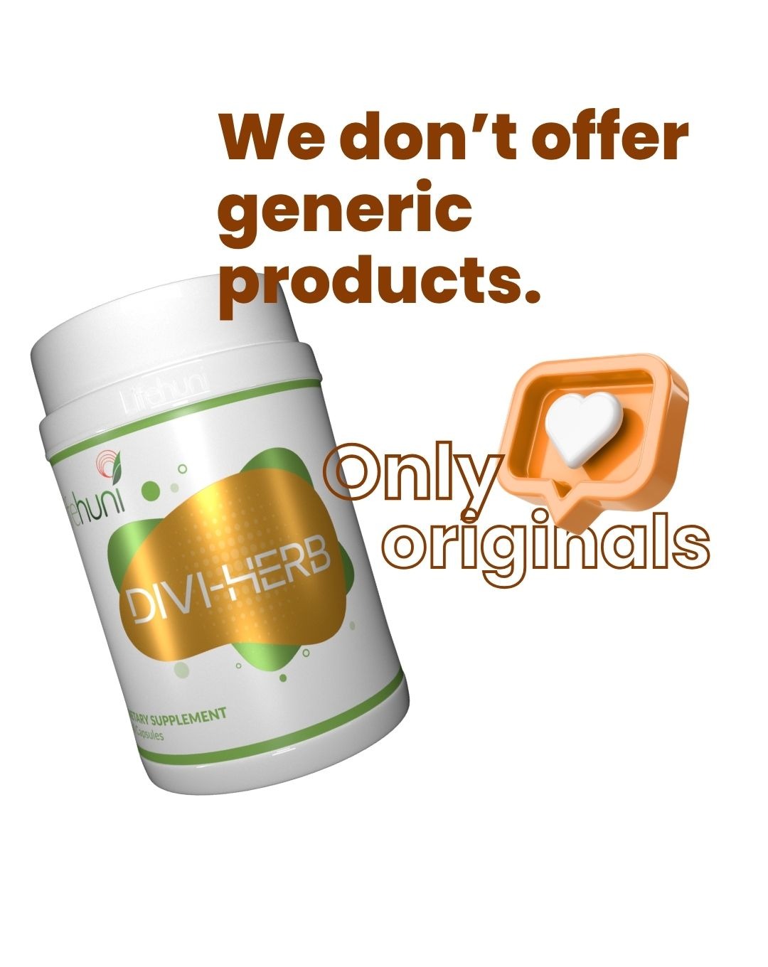 Diviher original Lifehuni vs producto genérico